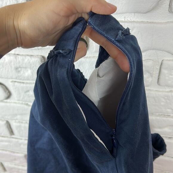 Vineyard Vines navy blue scalloped skirt size 6 - Picture 10 of 11